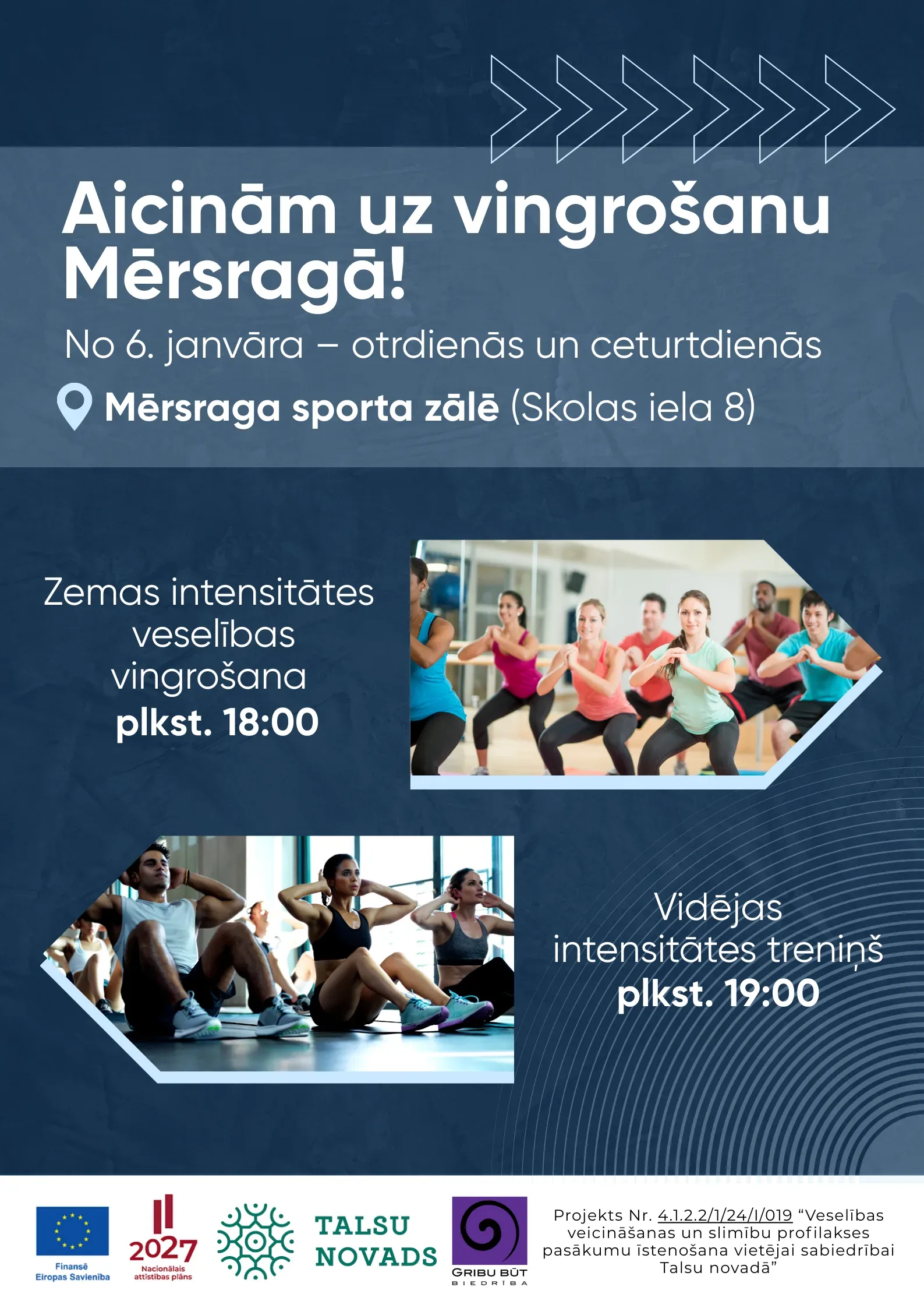 Vingrošana Mērsragā!
