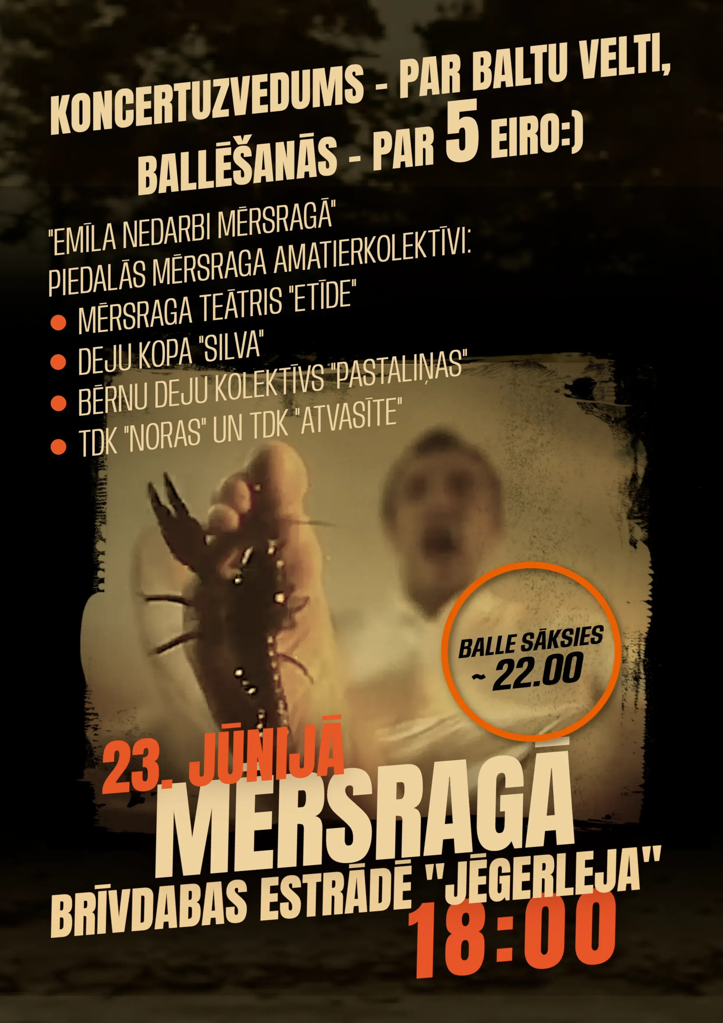 Līgo vakars Mērsragā – koncertuzvedums un balle