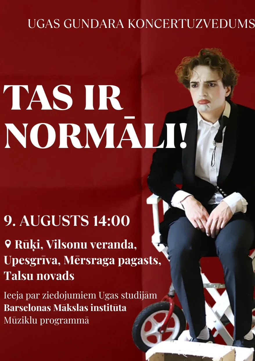 Vilsonu verandā – Ugas Gundra koncertuzvedums un Pankūku diena.